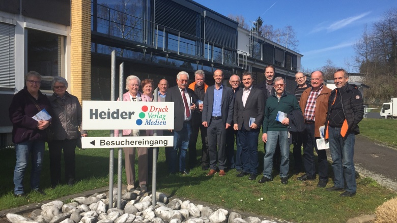 CDA: Besuch der Firma "Heider Druck" in Bergisch Gladbach CDA: Besuch der Firma "Heider Druck" in Bergisch Gladbach